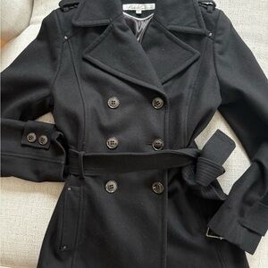 Kenneth Cole New York Black Pea Coat